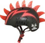 Raskullz Bolt LED Bike Helmet , Black/Red, Child, 8046045