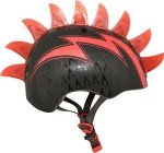 Raskullz Bolt LED Bike Helmet , Black/Red, Child, 8046045