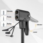 Mohegia High Pressure Bike Floor Pump with Gauge