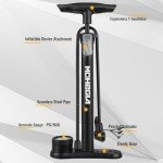 Mohegia High Pressure Bike Floor Pump with Gauge