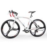 Betterland 14 Speed Road Bike,700C Wheel Road Commuter Bike with Dual Disc/V Brakes, Light Aluminum Alloy Frame,Adult Faster Racing Bicycle for Men and Women White