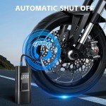 Fathers Day Dad Gifts from Daughter Wife, Coquimbo Bike Pump Tire Inflator Portable Air Compressor: 150PSI Electric Air Pump for Car Bicycle Tires Motorcycle Accessories Gifts for Men (Black)