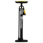 TOOLITIN Bike Pump Portable Floor Bicycle Tires Air Pumps with Presta and Schrader,Multifunctional Ball Needle, for Mountain and Road Bikes Tires, Ball Pump