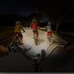KunHe 4 Packs 227Lumens 1600mAh Bike Light Set Rechargeable Front & Rear Bicycle Lights with IPX4 Waterproof 4 Modes for Night Cycling