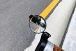 THE BEAM – CORKY Urban Bike Mirror – Folding Rear-view Handlebar Mirror – Convex Lens with 360-degree Rotation