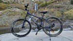 Ecarpat 24 26 Dual Full Suspension Mountain Bike，21-Speed Dual Disc Brakes Carbon Steel Mens Women Mountain Bike, Sport Cycling MTB Bicycle for Adult