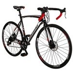 EUROBIKE HY XC550 Road Bike,21 Speed Road Bicycle for Adults Men and Women,Disc Brake 700C Race Bike for Beginner to Intermediate Bicycle Riders(54cm-32 Spoke)