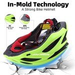 Basecamp Bike Helmet for Men Women with LED Safety Light Removable Sun Visor Lightweight Bicycle Helmet Adjustable Breathable Mountain & Road Cycling Helmets for Adult (BC-10)