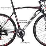 EUROBIKE Road Bike,21 Speed Bicycle with Disc Brake,700C Wheels Road Bikes for Men or Women,54cm Frame for Adult Cycling Bicycle…(Aluminium Rims 1, 54cm)