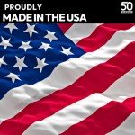 50 Strong Bike Tire Levers – Set of 4 Ultra-Strong Tire Spoons with Easy-Grip Interlocking Design – Made in USA – Essential Bicycle Repair Tool Brand