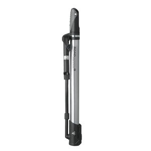Topeak Road Morph G Bike Pump with Gauge, Black/Silver, 13.8” x 2.2” x 1.1”, TRP-3G