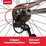 Huffy Valcon 20" Boy's Mountain Bike, Ideal for Ages 5-9, Rugged and Durable Design, Full Suspension, 6 Speed, Adjustable, Twist Grip Shifting, Sturdy and Durable, Kickstand Included, Easy to Assemble