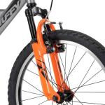 Huffy Valcon 20" Boy's Mountain Bike, Ideal for Ages 5-9, Rugged and Durable Design, Full Suspension, 6 Speed, Adjustable, Twist Grip Shifting, Sturdy and Durable, Kickstand Included, Easy to Assemble