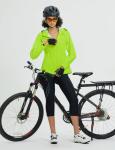 baleaf Women's Rain Jackets Waterproof Windbreaker Packable Lightweight Cycling Running Jacket Hiking Gear Reflective Hooded Fluorescent Green M
