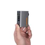 AIRBANK Mini Bike Pump with Gauge, Pocket 2 PRO, 120 PSI Electric Bicycle Pump Portable, Rechargeable Bike Air Pump for Road Bike, Mountain Bike, Sports Balls for Schrader & Presta Valve