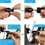 BriskMore CO2 Inflator Kits with 5 X 16g CO2 Cartridges for Bike Tires, Presta and Schrader Valve Compatible, Bike Tire Pump for Mountain and Road Bicycles, Included Insulated Sleeve
