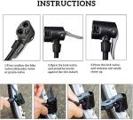 VIMILOLO Bicycle Pump, Bike Floor Pump Inflator for Presta and Schrader Valve Portable Tire Pumps for Ball Bike Pumps