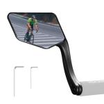ROCKBROS Bike Mirror Handlebar Mount Bar End Mirror, 360° Adjustable Bicycle Mirrors for Handlebars, HD Automotive Grade Glass, Scratch-Resistant for E-Bike, MTB, and Electric Bicycles Left