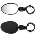 QWORK Bike Mirrors, 2 Pack 360-Degree Rotatable Handlebar Mirrors for Safe Cycling, Cycling Rear View Mirror