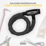 DANSI Unisex – Adults' Articulated Lock Smoke Black Matt