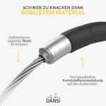 DANSI Unisex – Adults' Articulated Lock Smoke Black Matt