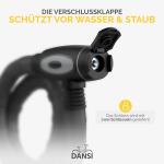 DANSI Unisex – Adults' Articulated Lock Smoke Black Matt