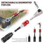 WINFAVO Bike Repair Tool Kit with Mini Pump & 10 Magnetic Bits - Alloy Multitool for Bicycle, MTB, Road Cycling - Portable Multifunction Tool Set Include Tire Inflator for Presta/Schrader Valves