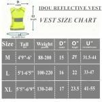 IDOU Reflective Safety Vest for Running and Cycling