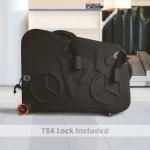 CyclingDeal Bike Travel Case - 700c Bikes - Bicycle Air Flights Travel Hard Case Box Bag EVA Material Lightweight & Durable with TSA Lock - Great for Road Bike -Transport Equipment Pro