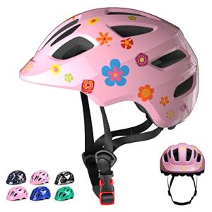 GLAF Baby Bike Helmet Toddler Helmets for 1 Year Old and up Infant Girls Boys Multi Sport Adjustable for Scooter Bicycle Kids Youth Child Skateboard Safety Cycling (XS, Flower)