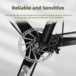 EUROBIKE Folding Mountain Bike, YH-G7 27.5 inch Mountain Bikes for Men, Foldable Bicycles, 21 Speed, Full Suspension (Mag Green)