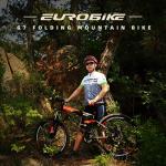 EUROBIKE Folding Mountain Bike, YH-G7 27.5 inch Mountain Bikes for Men, Foldable Bicycles, 21 Speed, Full Suspension (Mag Green)