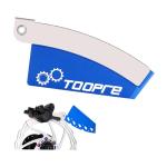 GegonC Bike Brake Pad & Rotor Alignment Tool for Hydraulic Disc Brakes, CNC Aluminum Alloy + 304 Stainless Steel, Foldable Design, Caliper Adjustment Tool, Blue