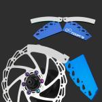 GegonC Bike Brake Pad & Rotor Alignment Tool for Hydraulic Disc Brakes, CNC Aluminum Alloy + 304 Stainless Steel, Foldable Design, Caliper Adjustment Tool, Blue