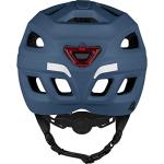 Retrospec Lennon Bike Helmet with LED Safety Light Adjustable Dial & Removable Visor - Adjustable Bicycle Helmet for Adult Men & Women - Matte Navy One Size