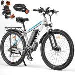 PUJH Peak 1500W Motors Electric Bike for Adults, 48V 17.5Ah Battery, 29"*2.1 Fast Ebike,Max 34 mph 30-80 Miles,Front Suspension Disc Brake Class 3 E-Bike,Off Road Mountain Hunting for Men