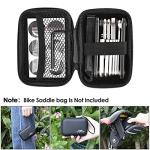 WOTOW Bike Repair Tool Kit - 16 in 1 Bicycle Multitool Portable Mountain Bike Tool Cycling Maintenance, Bike Hex Key Wrench & Bike Tube Patch Kit & Tire Lever & Hard Carrying Case (16 in 1)