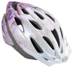 Schwinn Thrasher Bike Helmet for Adult Men Women Age 14+ with Suggested Fit 58-62cm, No Light Option, Lightweight with Adjustable Side and Chin Strap, Bike Accessories, Pink/Purple
