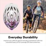 Schwinn Thrasher Bike Helmet for Adult Men Women Age 14+ with Suggested Fit 58-62cm, No Light Option, Lightweight with Adjustable Side and Chin Strap, Bike Accessories, Pink/Purple