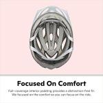 Schwinn Thrasher Bike Helmet for Adult Men Women Age 14+ with Suggested Fit 58-62cm, No Light Option, Lightweight with Adjustable Side and Chin Strap, Bike Accessories, Pink/Purple