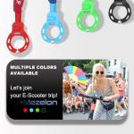 Mezelon Electric Scooter Lock, 8mm Chain Lock Bike Locks Heavy Duty Anti Theft with 3 Keys for E-Bike/Electric Scooters