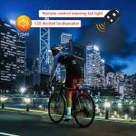 Bike Tail Light with Turn Signals Wireless Remote Control Waterproof Bicycle Rear Light Back USB Rechargeable Ultra Bright Safety Warning Cycling Taillight for Night