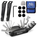 Bike Tool Kit, Bike Tire Repair kit with Multitool and Tire Levers for Cyclists on Race or Cycling Adventure(Classical)