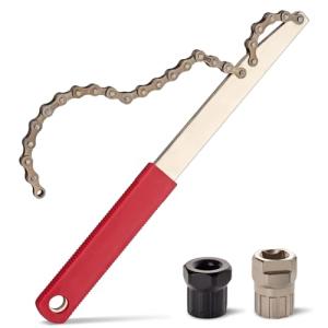 COTOUXKER Bike Freewheel Removal Tool with Chain Whip and Bicycle Sprocket Removal Tools, Bicycle Cassette Lock Ring Removal