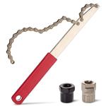 COTOUXKER Bike Freewheel Removal Tool with Chain Whip and Bicycle Sprocket Removal Tools, Bicycle Cassette Lock Ring Removal