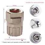 COTOUXKER Bike Freewheel Removal Tool with Chain Whip and Bicycle Sprocket Removal Tools, Bicycle Cassette Lock Ring Removal