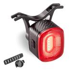 ROCKBROS Smart Bike Tail Light Riding Brake Sensing Bicycle Rear Lights USB Rechargeable IPX6 Waterproof Bright LED Bike Light 260mah Cycling Safety Road BikeTaillight Accessories 4 Modes