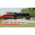 Razor Rambler 16 Electric Retro Mini Bike Ride for Adults Ages 18+, 220 lb Max Weight, Red – 350W Motor, Up to 15.5 Mph, 45-Min Run Time, Twist-Grip Throttle, Spoked Wheels w/ 16” Pneumatic Tires