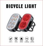 ISEYOU Bike Lights, Ultra-Slim USB-C Rechargeable Bike Lights Front and Back, 5+6 Lighting Modes & IP65 Waterproof, Super Bright Bicycle Light Set for Road Mountain Night Riding Cycling