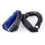 2PCS Motorcycle Helmet Lock Bike Cable Lock Combination Security Travel Luggage Lock with 4 Digtal Password